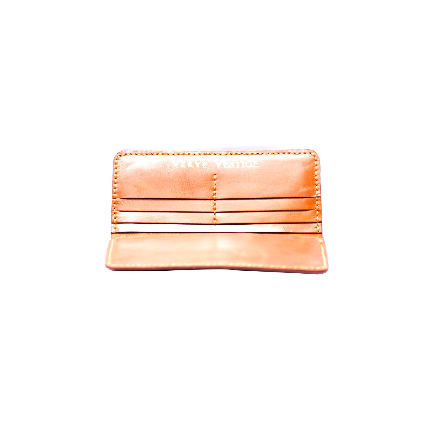 Light Brown Leather Long Wallets For Men