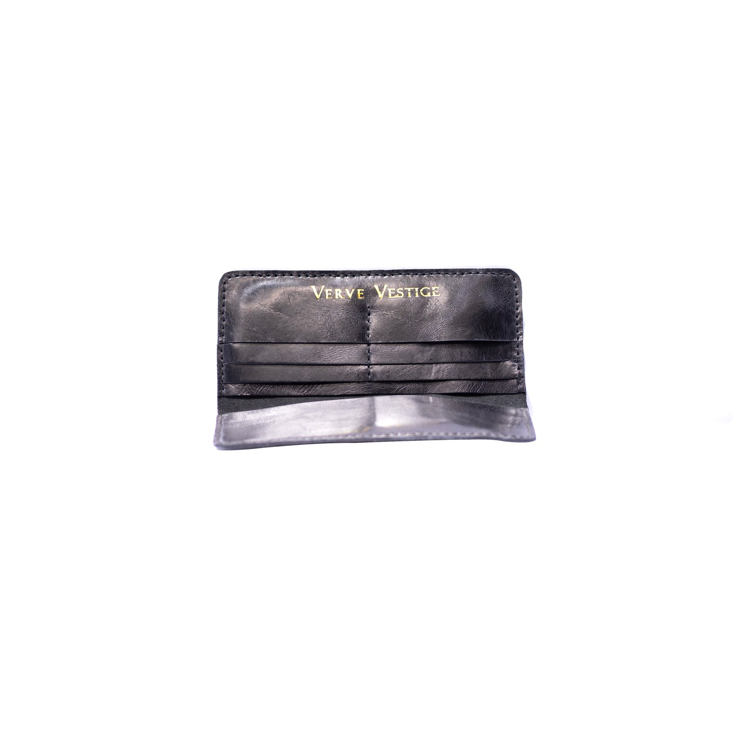 Black Leather Long Wallets For Men