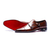 Brown Double Monk Shoes