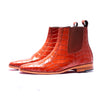 Tan/Brown Chelsea Zipper Boots