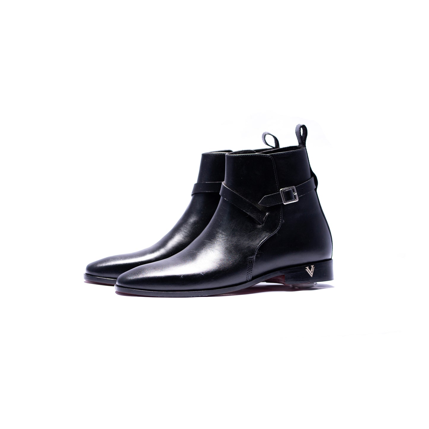 Handmade Leather Black Jodhpurs Boots For Men
