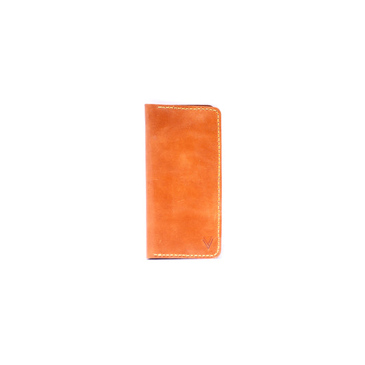 Tan/Brown Leather Long Wallets For Men