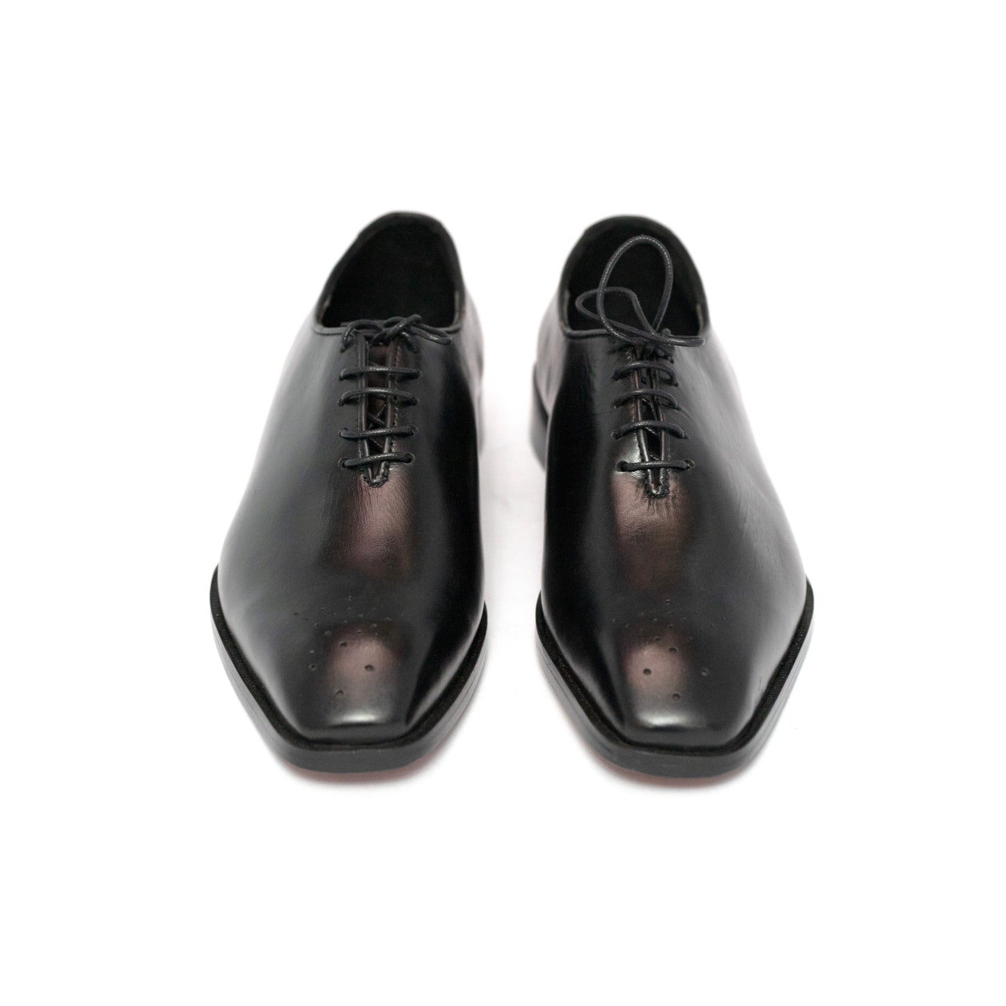 Handmade Leather Black Oxford Dress Shoes For Men