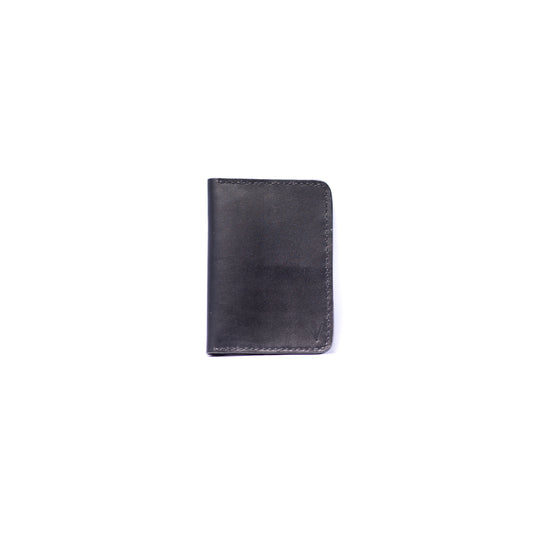 Black Leather Passport Wallets For Men