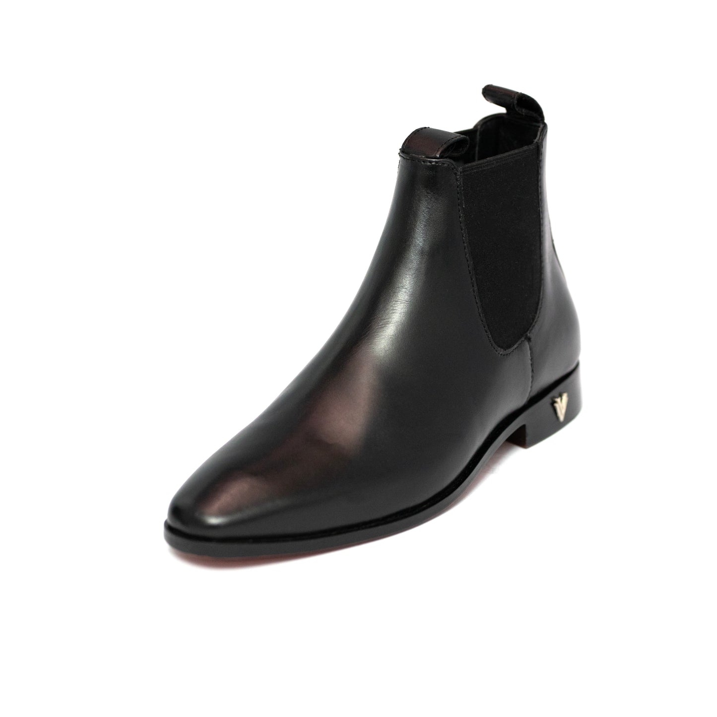 Handmade Black Genuine Chelsea Dress Formal Boots For Men