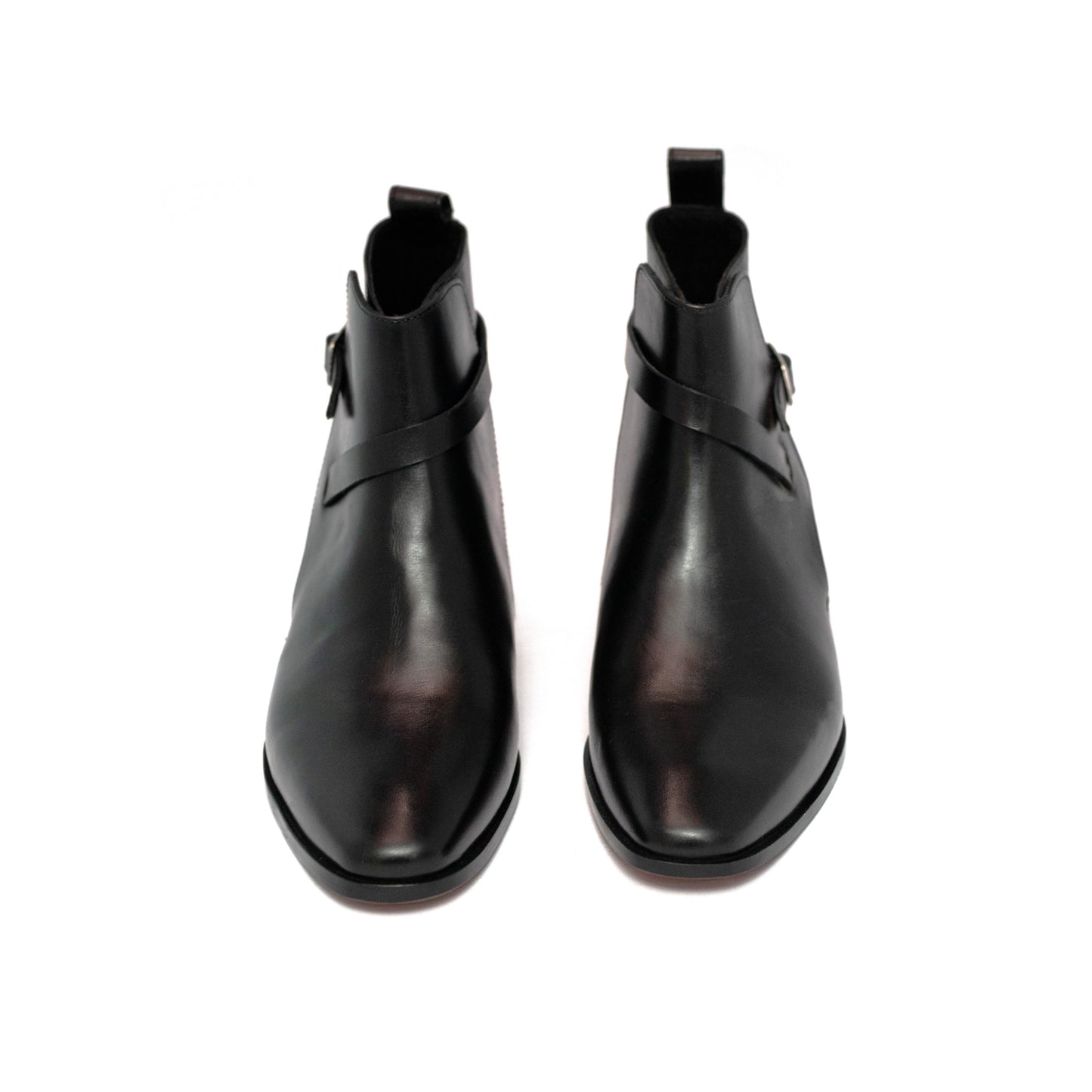 Handmade Leather Black Jodhpurs Boots For Men
