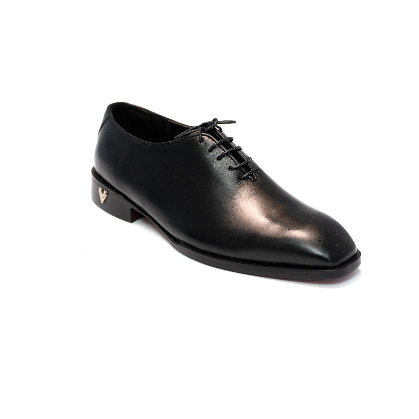 Handmade Leather Black Oxford Dress Shoes For Men