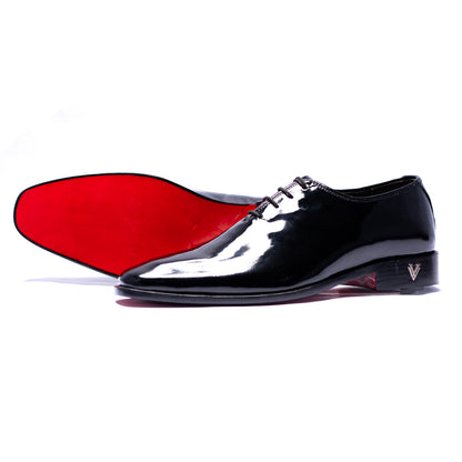 Black Patent Oxford Shoes