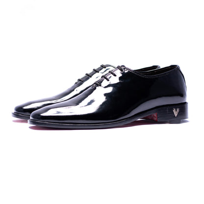 Black Patent Oxford Shoes