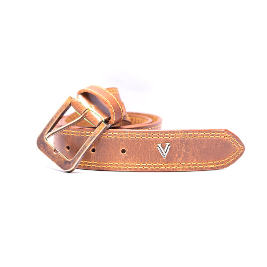 Tan/Brown Leather Belt