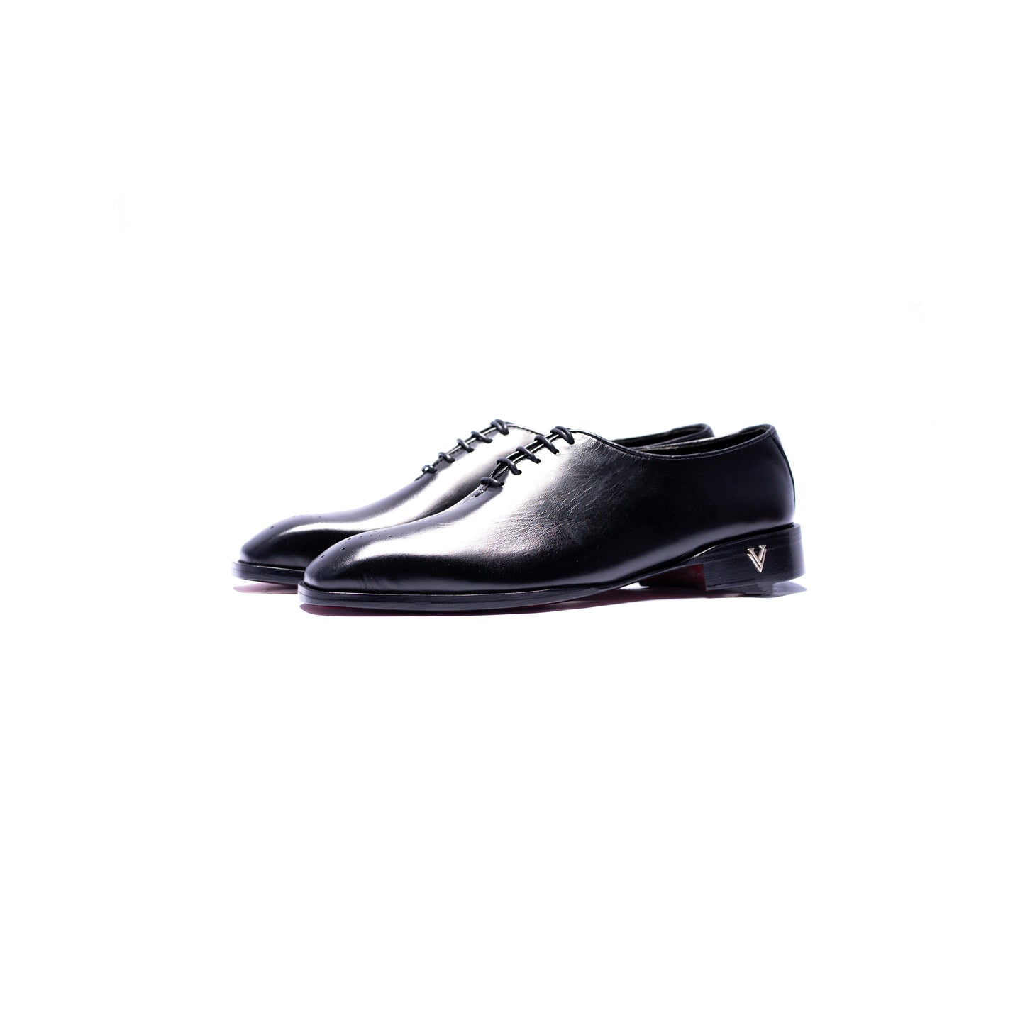 Handmade Leather Black Oxford Dress Shoes For Men