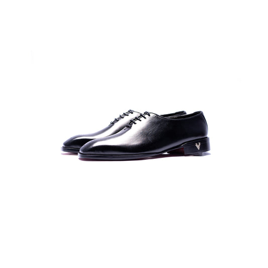Handmade Leather Black Oxford Dress Shoes For Men