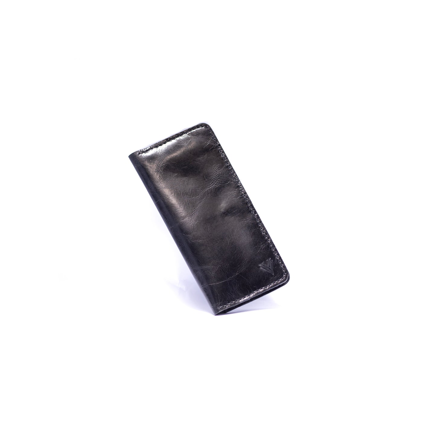 Black Leather Long Wallets For Men
