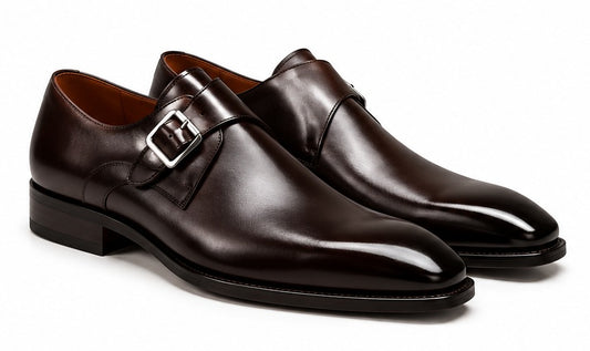 Customized Listing of Belts waist size 40 and Brown Monk Shoes For Mark Soden.