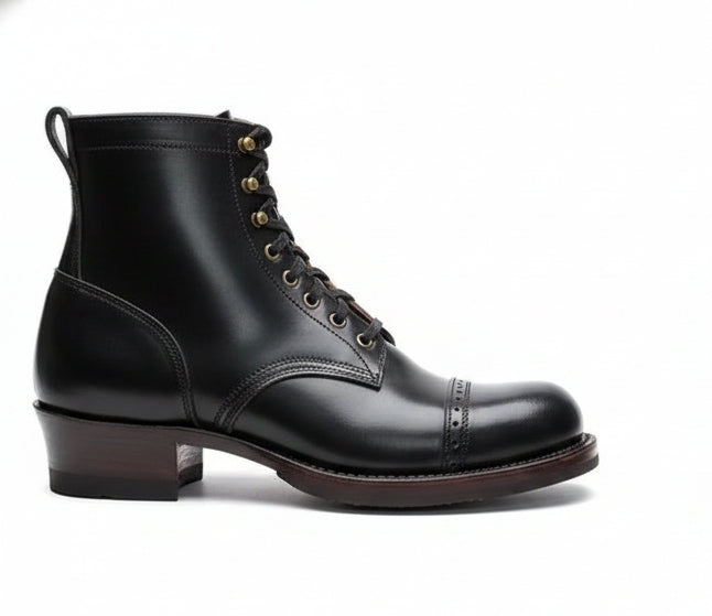 Customized Listing of Black Cap toe Boots For Findley Detant