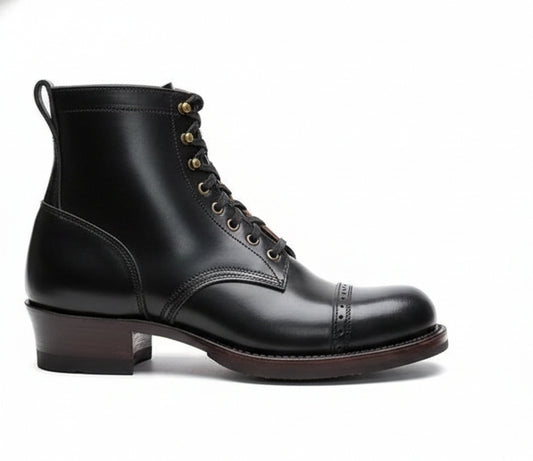 Customized Listing of Black Cap toe Boots For Findley Detant